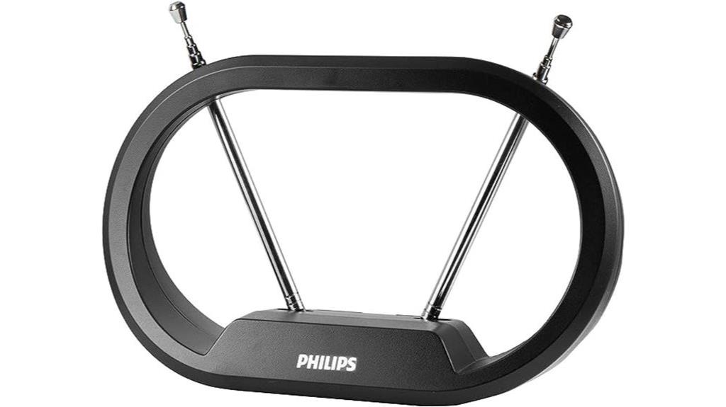 detailed review of philips modern loop rabbit ears antenna